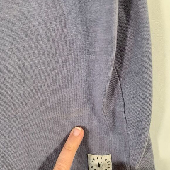 Linksoul Polo Shirt Men XL Grey Short Sleeve Tempus Fugit Collared Luxury Cotton - Picture 5 of 8